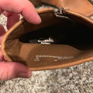 Clarks leather boots!